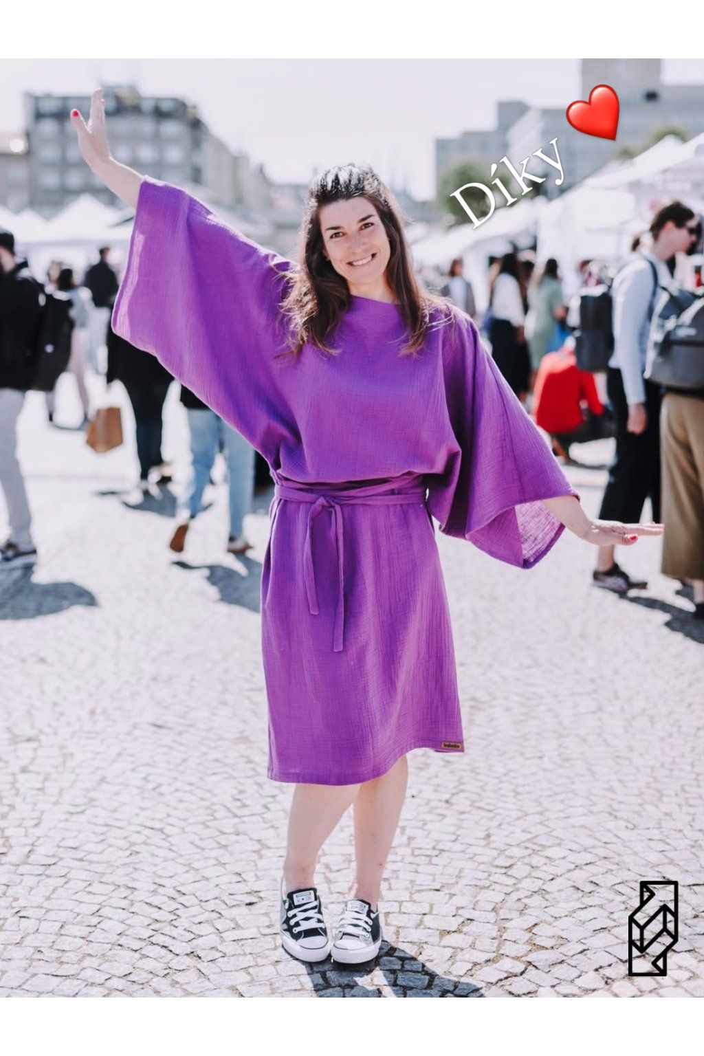 Letní mušelinové Feminity šaty