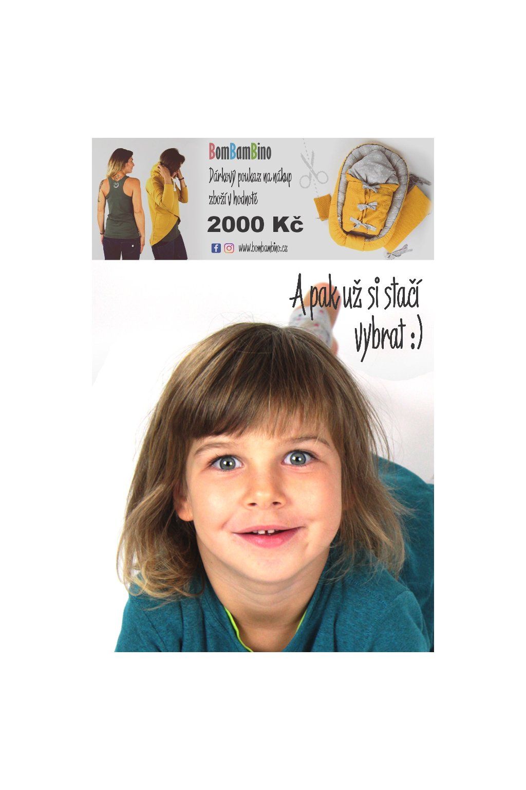 Dárkový poukaz na zboží v hodnotě 2000 Kč